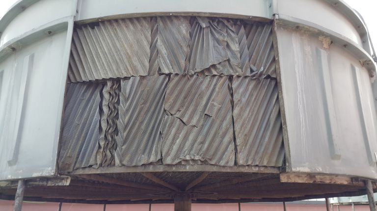 여의도 교보증권 300RT 원형 냉각탑 보수공사 