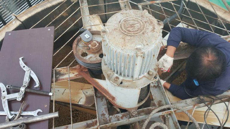 프린스텔 250RT 원형 냉각탑 보수공사