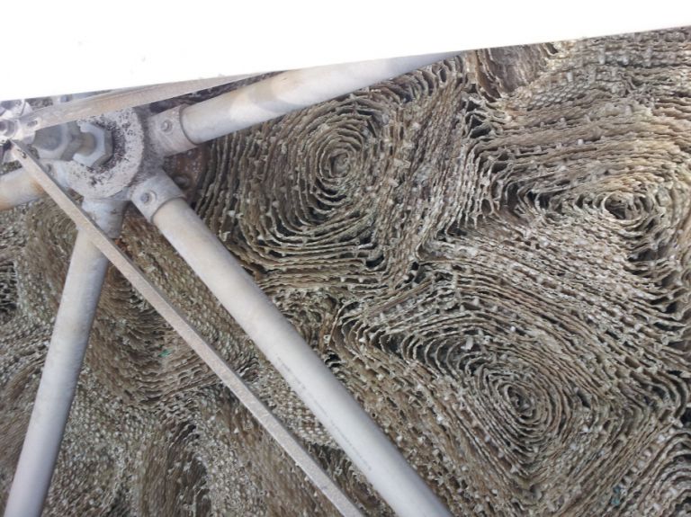 200RT 원형 냉각탑 충진물 교체공사