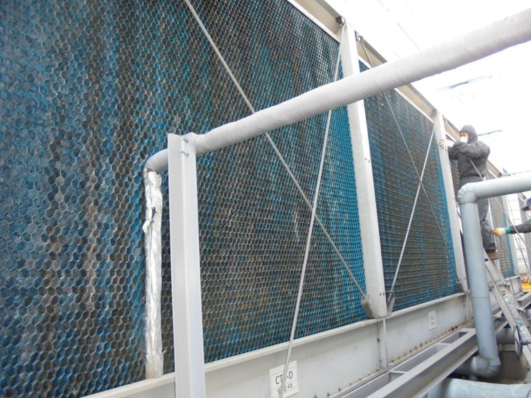 여의도 LG빌딩 직교류 충진물 교체공사