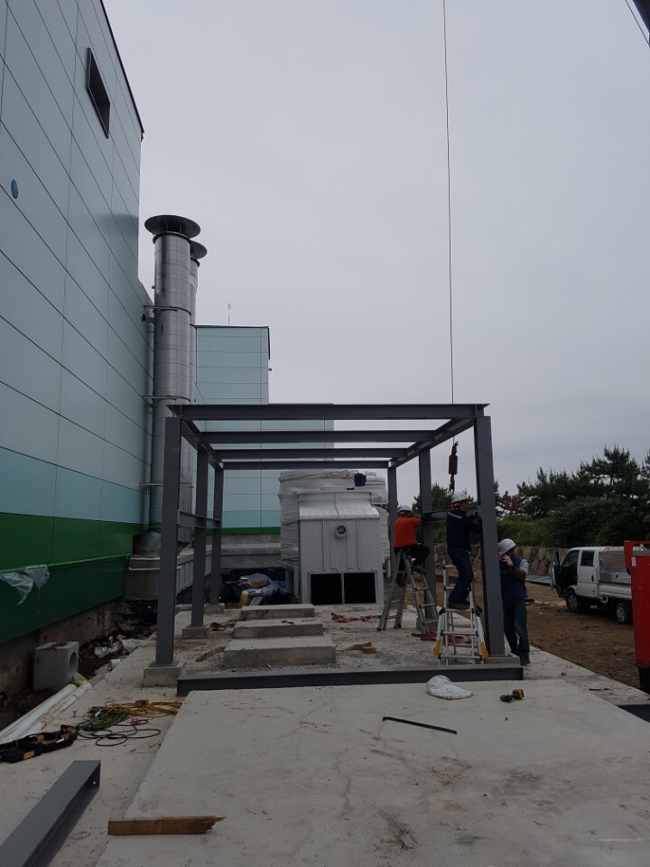 우성 제주 대향류 냉각탑 신설공사