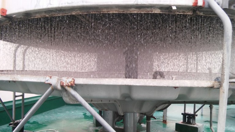 안양 교보생명 원형 냉각탑 헤드노즐 교체공사