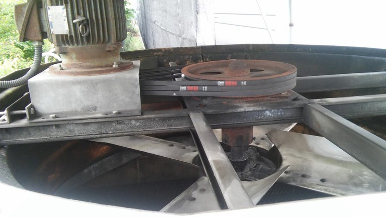 화성 성지화학 직교류 냉각탑 감속기 교체공사