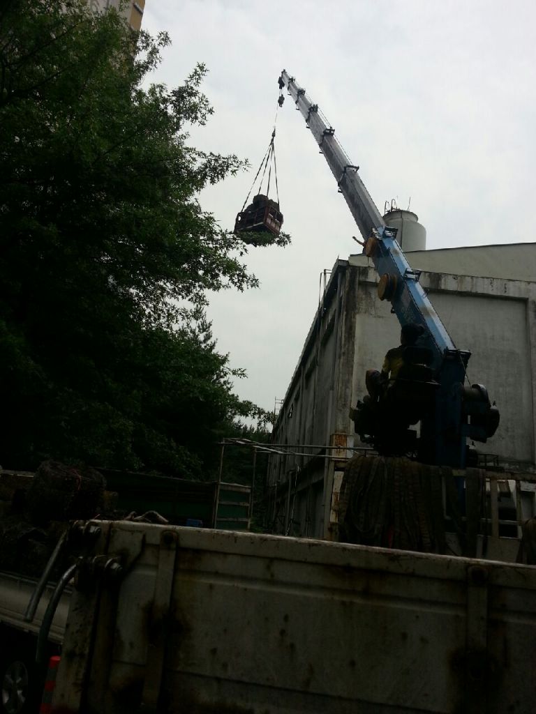 용인 경기냉동 80RT 원형 냉각탑 보수공사
